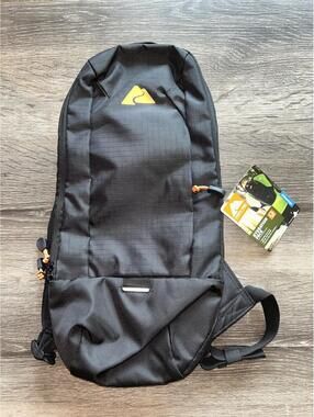 High Sierra Hydration Backpack Black Gray Hiking Bike Pack No Bladder